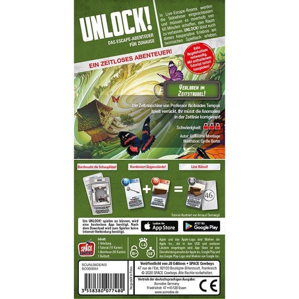Produktbild: Unlock! - Verloren im Zeitstrudel (Einzelsz.) Box6C (Spiel)