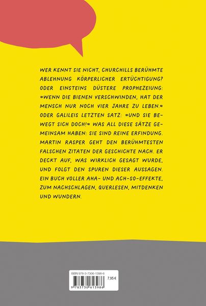 Produktbild: Das Buch der falschen Zitate. &raquo;No Sports&laquo; hat Churchill nie gesagt. Mit einem Vorwort von Goethe