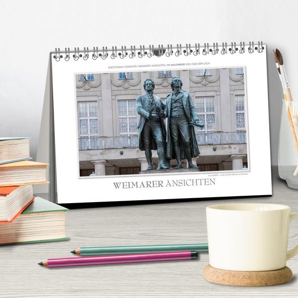Produktbild: Emotionale Momente: Weimarer Ansichten. (Tischkalender 2027 DIN A5 quer), CALVENDO Monatskalender
