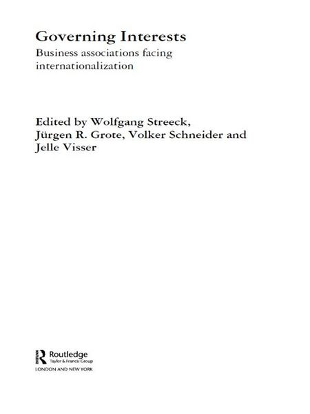 Produktbild: Governing Interests