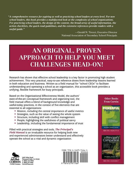 Produktbild: The Principal's Field Manual