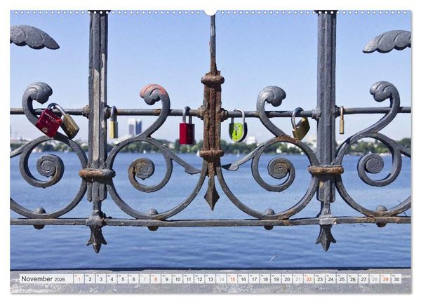 Produktbild: Hansestadt Hamburg (Wandkalender 2026 DIN A2 quer), CALVENDO Monatskalender