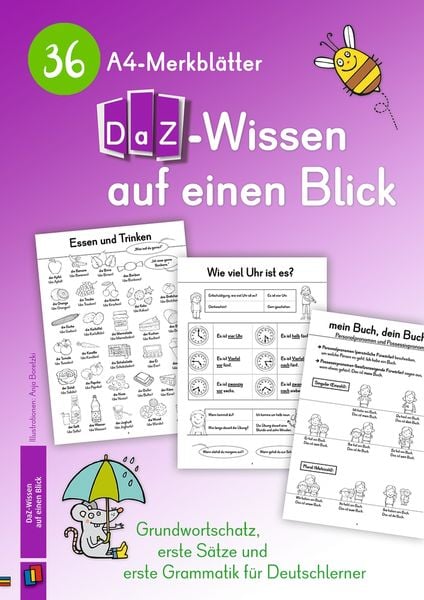 Produktbild: 36 A4-Merkbl&auml;tter DaZ-Wissen auf einen Blick