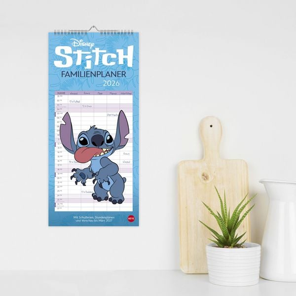 Produktbild: Stitch Familienplaner 2026