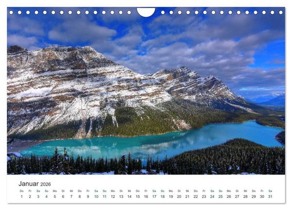 Produktbild: Into the Wild - Kanada und Alaska (Wandkalender 2026 DIN A4 quer), CALVENDO Monatskalender