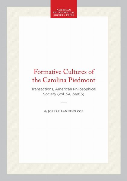 Produktbild: Formative Cultures of the Carolina Piedmont