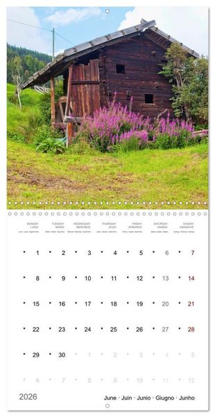 Produktbild: South Tyrol the last mills (Wall Calendar 2026 12 &times; 12 Inch) CALVENDO 12 Month Wall Calendar