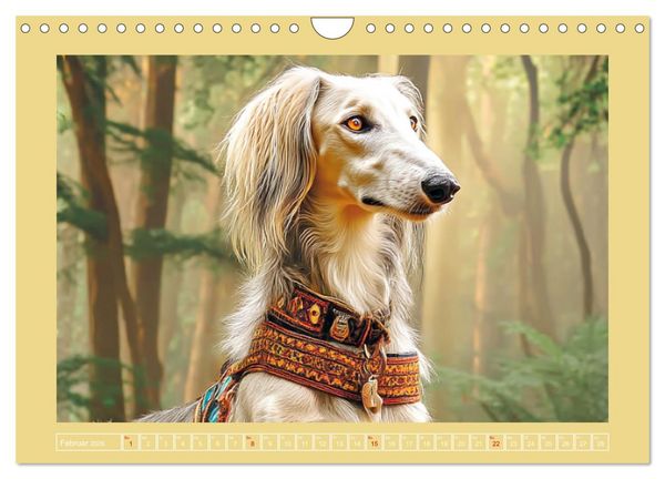 Produktbild: Windhunde. Seelenfl&uuml;sterer zwischen Anmut, Tempo und Stille (Wandkalender 2026 DIN A4 quer), CALVENDO Monatskalender