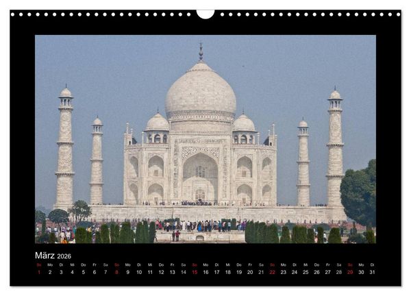 Produktbild: Taj Mahal (Wandkalender 2026 DIN A3 quer), CALVENDO Monatskalender