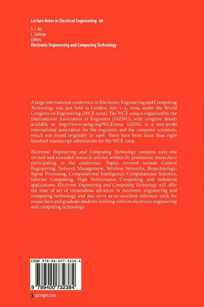 Produktbild: Electronic Engineering and Computing Technology