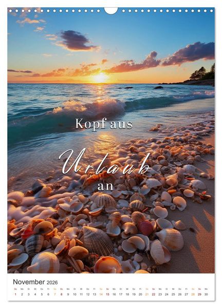 Produktbild: Meine Auszeit f&uuml;r die Seele (Wandkalender 2026 DIN A3 hoch), CALVENDO Monatskalender