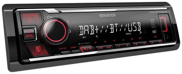 Produktbild: Kenwood KMMBT408DAB Autoradio Bluetooth&reg;-Freisprecheinrichtung, Anschluss f&uuml;r Lenkradfernbedienung, DAB+ Tuner