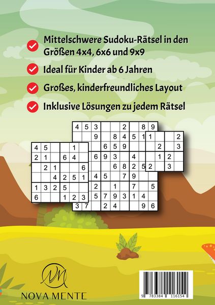 Produktbild: Sudoku Lernspa&szlig; f&uuml;r Kinder ab 6 Jahren