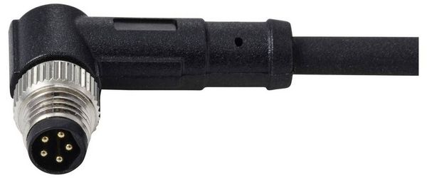 Produktbild: TRU COMPONENTS TC-13751880 Anschlussleitung M8 x 1 Stecker, gewinkelt 10 m Polzahl Sensoren: 5 1 St.
