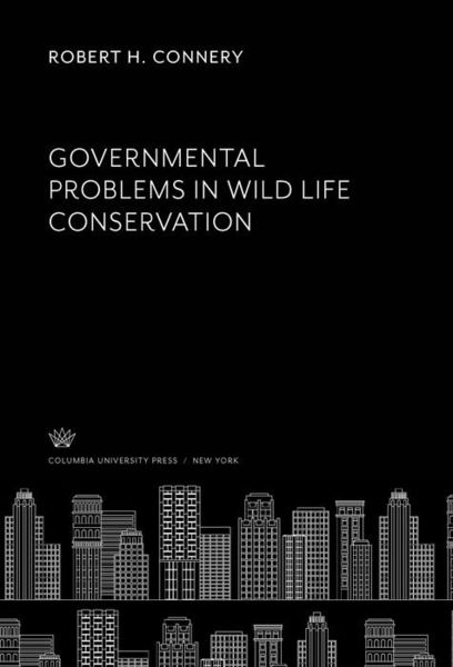 Produktbild: Governmental Problems in Wild Life Conservation