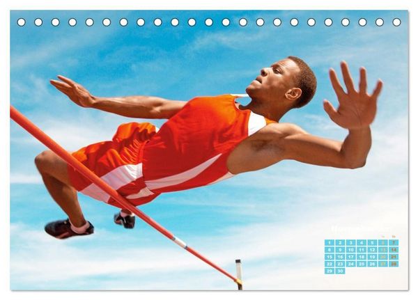 Produktbild: Faszination Leichtathletik: Schneller, h&ouml;her, weiter (Tischkalender 2027 DIN A5 quer), CALVENDO Monatskalender