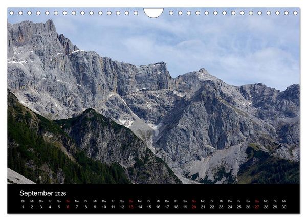Produktbild: Der Dachstein - Massiv in den Alpen (Wandkalender 2026 DIN A4 quer), CALVENDO Monatskalender