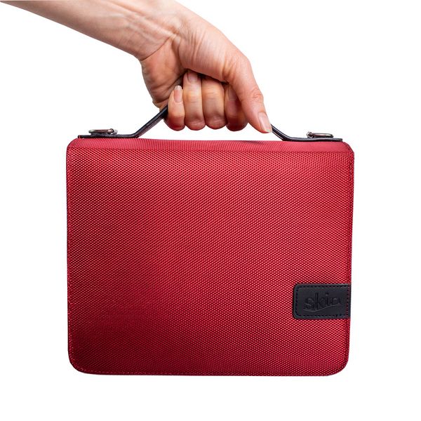 Produktbild: Buchh&uuml;llen-Tasche - rot