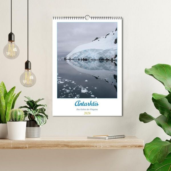 Produktbild: Antarktis - Das Gebiet der Pinguine (Wandkalender 2026 DIN A3 hoch), CALVENDO Monatskalender