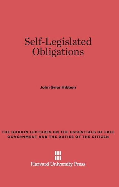 Produktbild: Self-Legislated Obligations