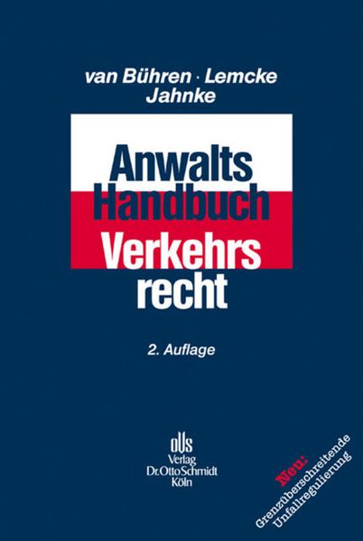 Produktbild: Anwalts-Handbuch Verkehrsrecht