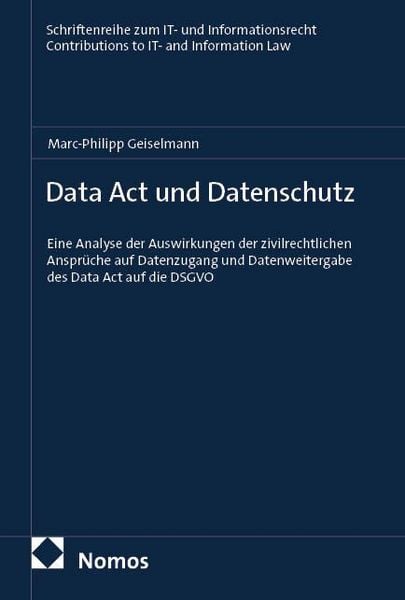 Produktbild: Data Act und Datenschutz