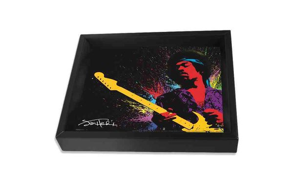 Produktbild: Jimi Hendrix - Paint 8x10 3d Shadow Box