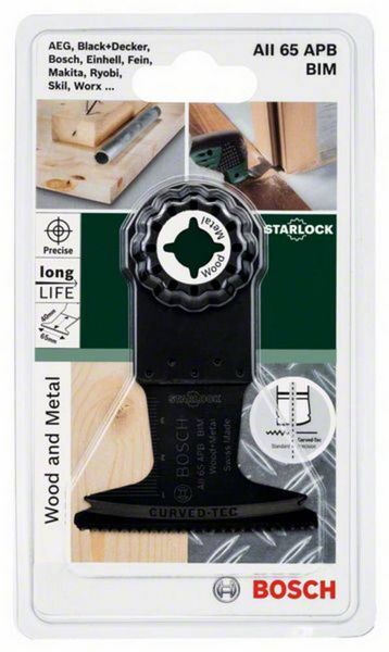 Produktbild: Bosch Accessories 2609256985 AIZ 65 BB Bimetall Tauchs&auml;geblatt 65mm 1St.
