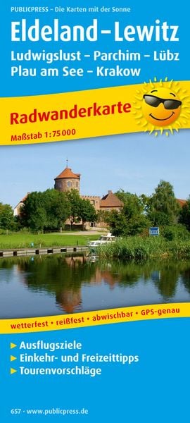 Radwanderkarte Eldeland - Lewitz 1 : 75 000, Sonstige von , KOMPASS freytag und berndt, 978-3-89920-657-9