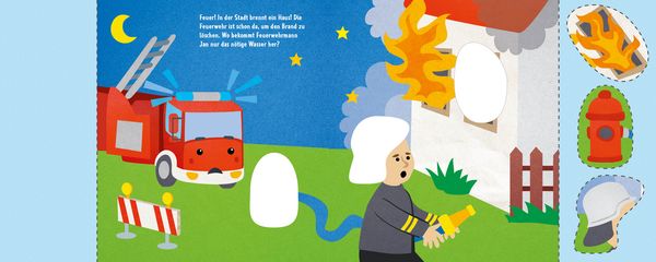Produktbild: Schnipp, Schnipp, Hurra &ndash; Mein erstes Papierschneidebuch: Tat&uuml;-Tata! Einsatzfahrzeuge von Polizei, Feuerwehr und Co.
