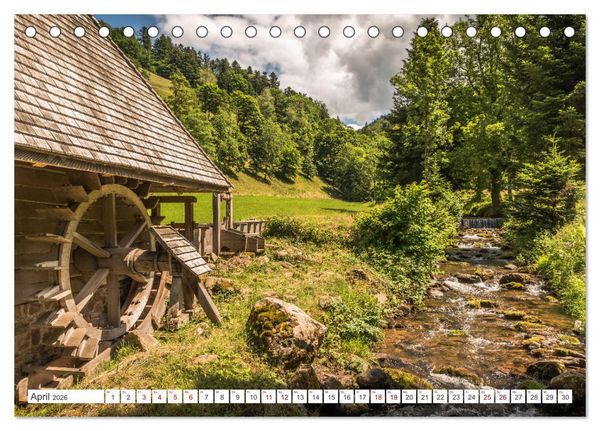 Produktbild: Schwarzwald (Tischkalender 2026 DIN A5 quer), CALVENDO Monatskalender