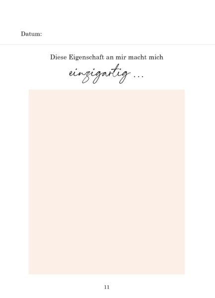 Produktbild: Weil ich es wert bin! Dein Journal: Eine persönliche Reise zu mehr Selbstliebe