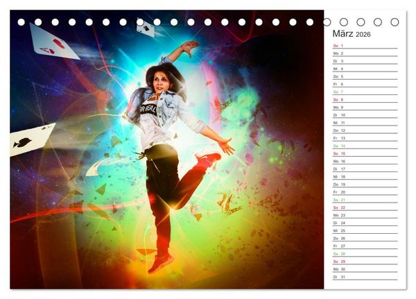 Produktbild: HipHopDance (Tischkalender 2026 DIN A5 quer), CALVENDO Monatskalender
