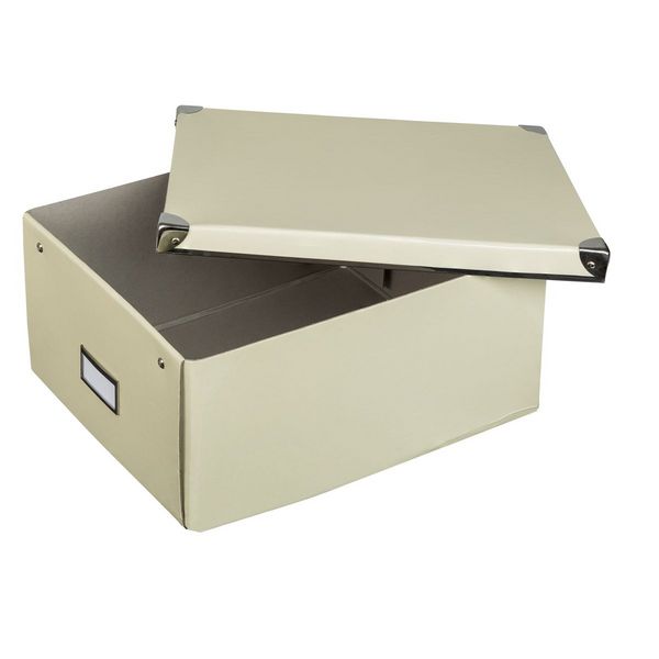 Produktbild: Idena Aufbewahrungsbox faltbar creme 35x28x17cm