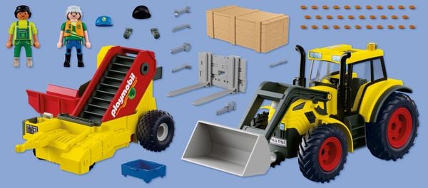 Produktbild: Gro&szlig;er Traktor mit Kartoffelroder