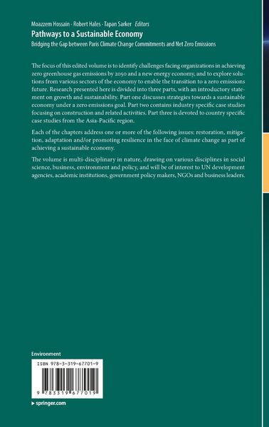 Produktbild: Pathways to a Sustainable Economy