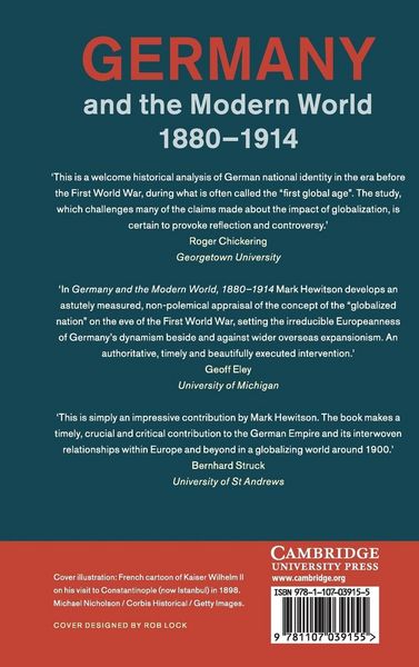 Produktbild: Germany and the Modern World, 1880-1914