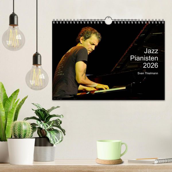 Produktbild: Jazz Pianisten 2026 (Wandkalender 2026 DIN A4 quer), CALVENDO Monatskalender