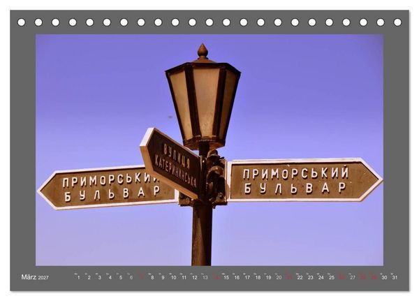 Produktbild: Odessa - Ukrainische Metropole am Schwarzen Meer (Tischkalender 2027 DIN A5 quer), CALVENDO Monatskalender