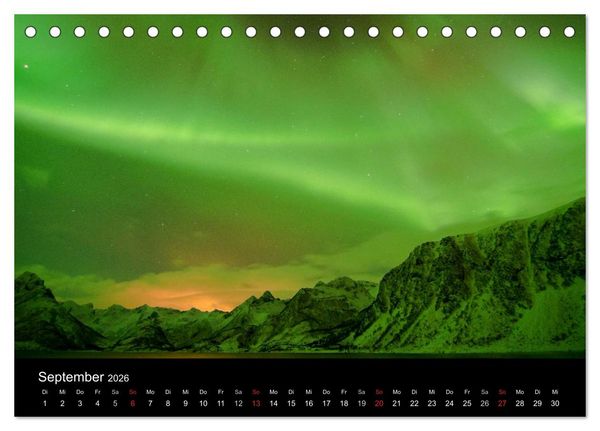 Produktbild: Norwegen (Tischkalender 2026 DIN A5 quer), CALVENDO Monatskalender
