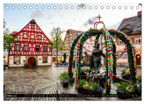 Produktbild: Impressionen der Altstadt Herzogenaurach (Tischkalender 2027 DIN A5 quer), CALVENDO Monatskalender