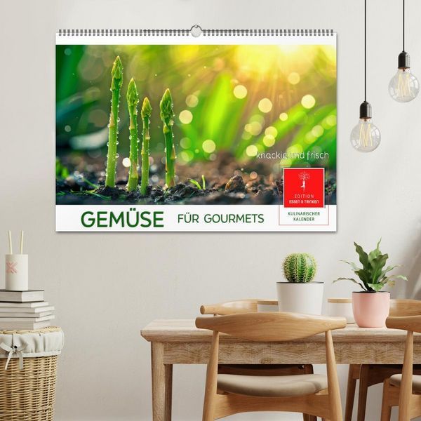 Produktbild: Gem&uuml;se f&uuml;r Gourmets (Wandkalender 2026 DIN A2 quer), CALVENDO Monatskalender