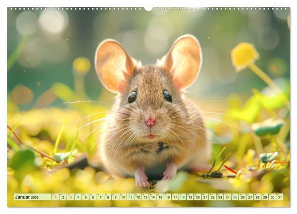 Produktbild: Eine Welt entz&uuml;ckend kleiner Tierchen (Wandkalender 2026 DIN A2 quer), CALVENDO Monatskalender