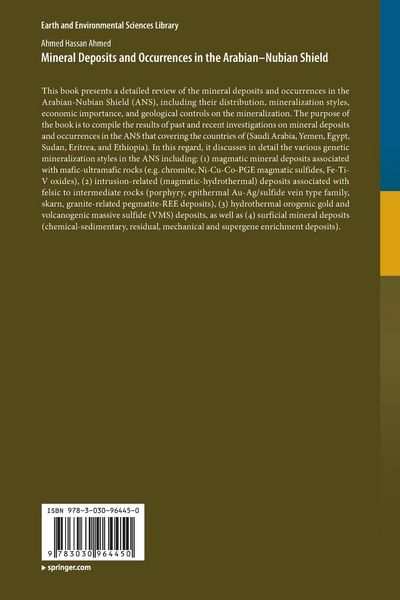 Produktbild: Mineral Deposits and Occurrences in the Arabian&ndash;Nubian Shield