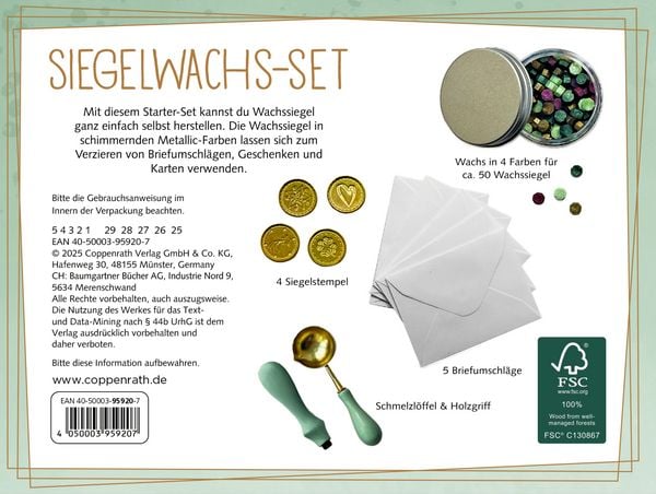Produktbild: Siegelwachs-Set