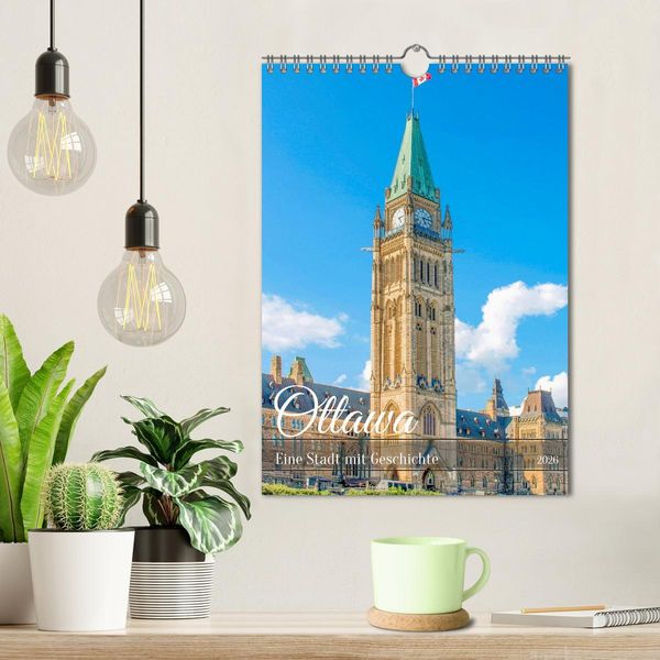 Produktbild: Ottawa - Eine Stadt mit Geschichte (Wandkalender 2026 DIN A4 hoch), CALVENDO Monatskalender