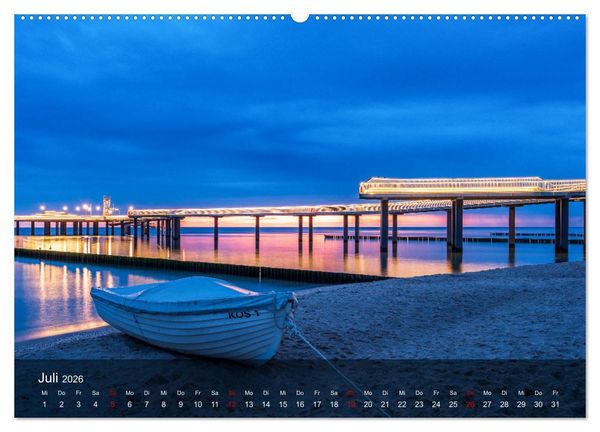 Produktbild: 2026 - wundervolle Lichtstimmungen an Nord- und Ostsee (Wandkalender 2026 DIN A2 quer), CALVENDO Monatskalender