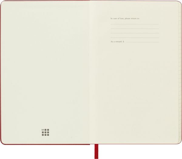 Produktbild: Moleskine 12 Monate Tageskalender 2027, Pocket/A6, 1 Tag = 1 Seite, Fester Einband, Scharlachrot