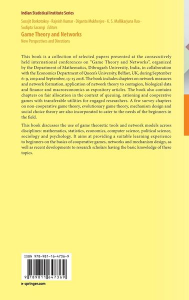 Produktbild: Game Theory and Networks