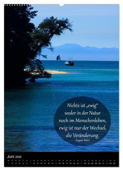 Produktbild: Neuseeland - Ein Land steht Kopf (Wandkalender 2026 DIN A2 hoch), CALVENDO Monatskalender